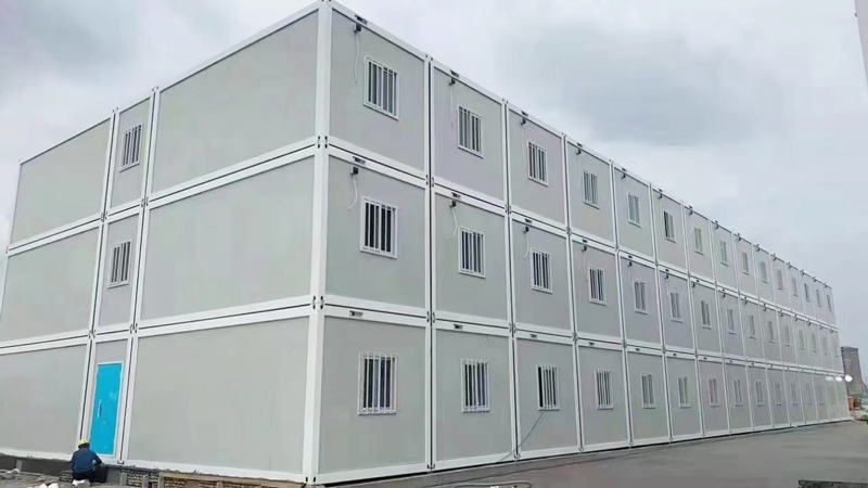 Flat pack container house---Jiangxi Jiujiang Ruichang Port Yangtze River Terminal Construction Project