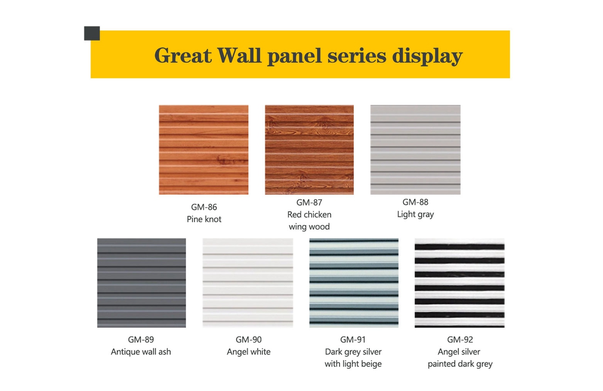 Thermal insulation Carved Metal composite sandwich panels