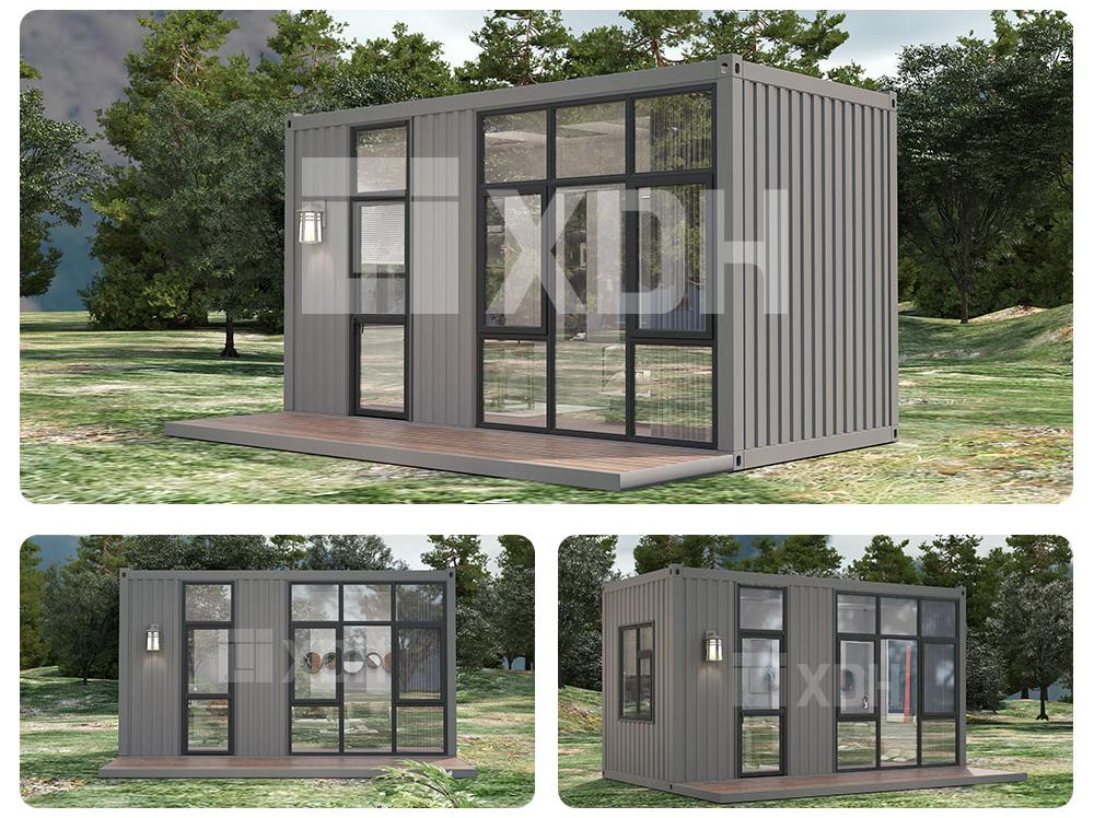 Packaged shipping container houses have their own unique advantages and features for use as a office