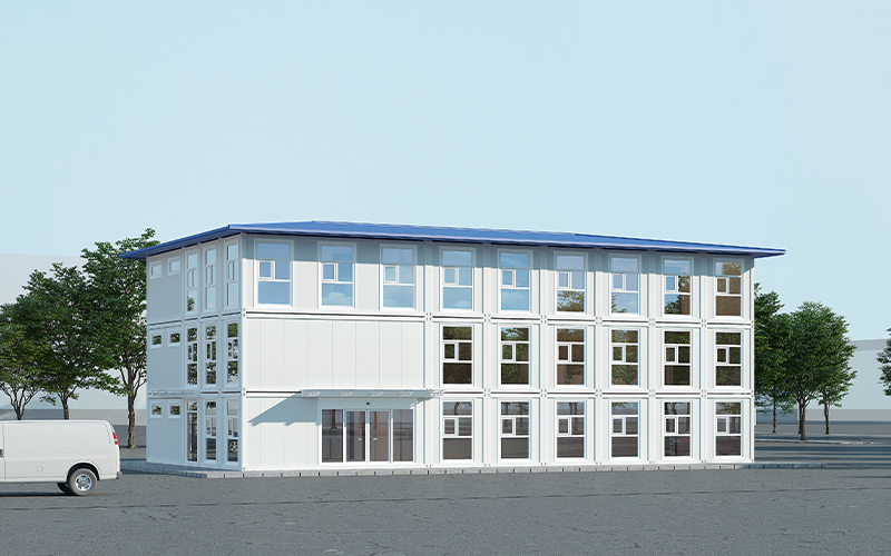 The future development trend of packing  container housing senior office building