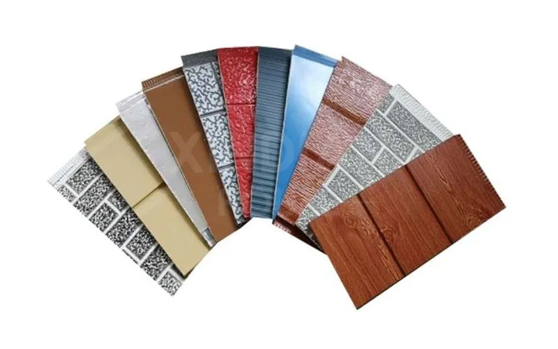 Thermal insulation Carved Metal composite sandwich panels