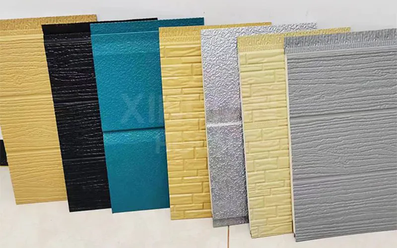 Thermal insulation Carved Metal composite sandwich panels