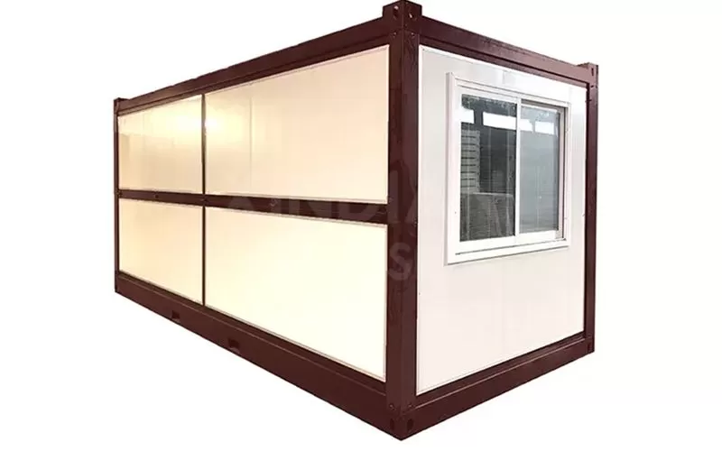 China portable shipping modular prefab folding living homes