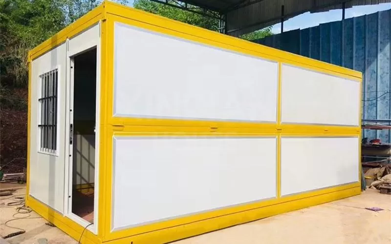 China portable shipping modular prefab folding living homes