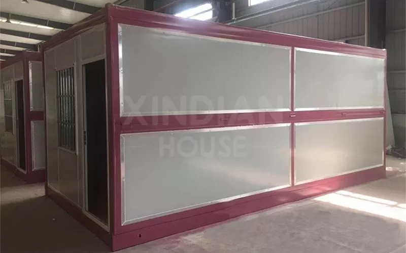 China portable shipping modular prefab folding living homes