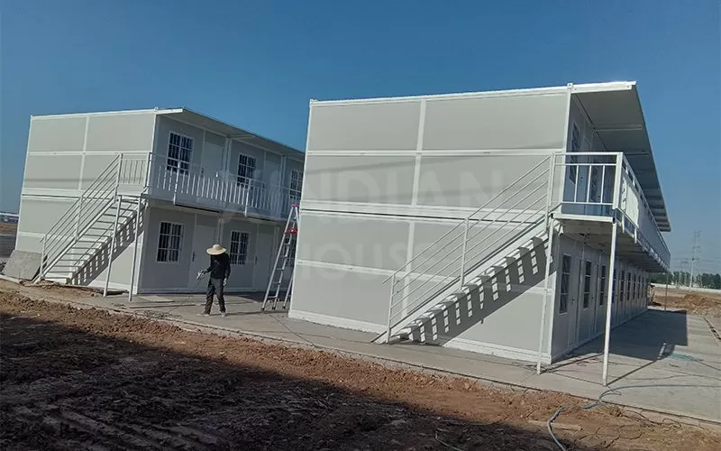 two story china folding container house 40 ft expandable container house