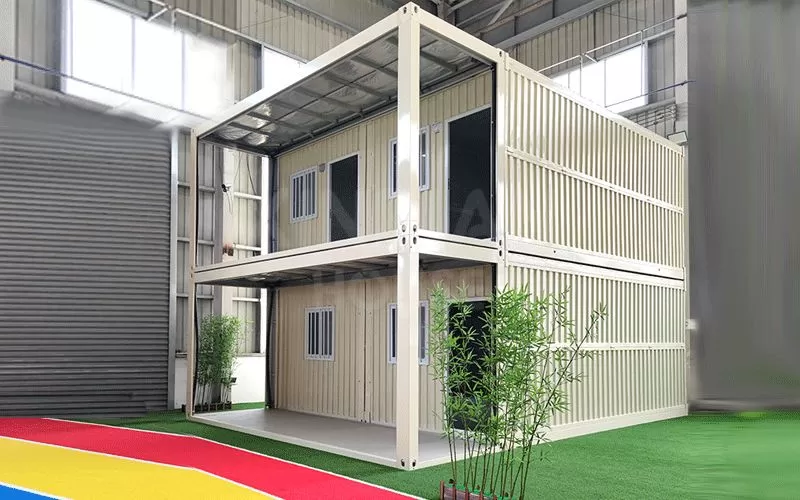 two story china folding container house 40 ft expandable container house