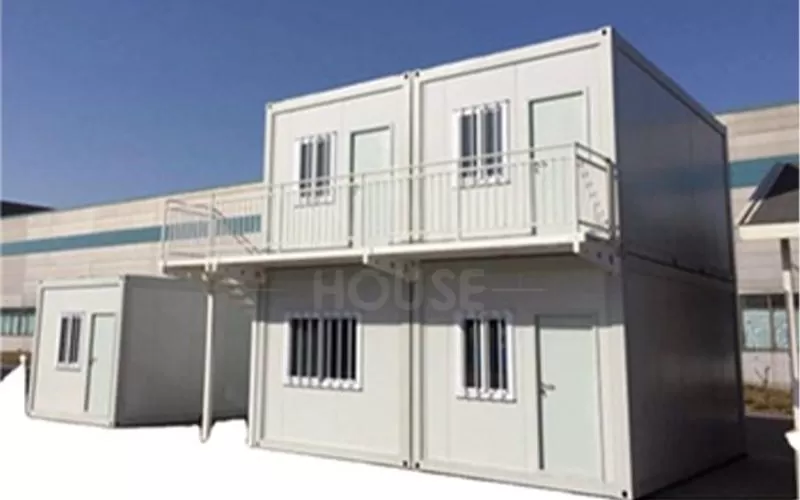 2 storey prefabricated house modular flat pack container house