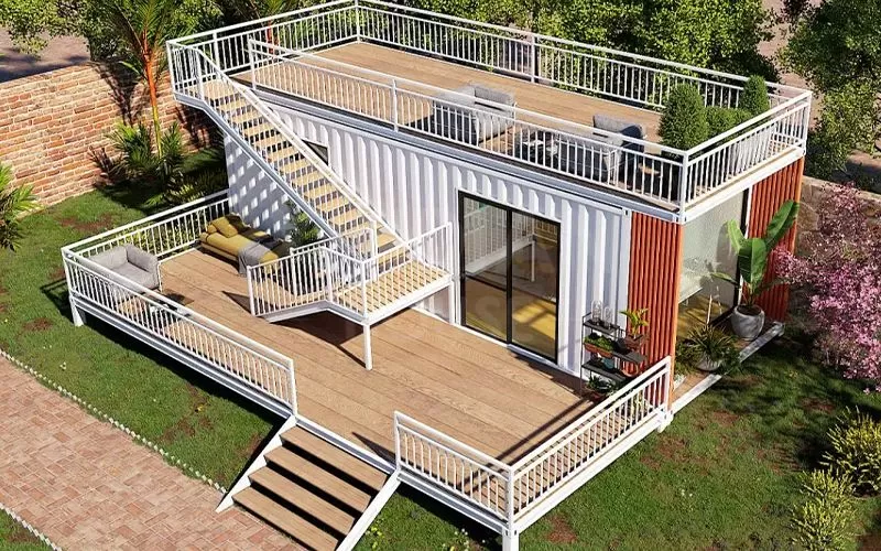 prefabricated container home house villa container house