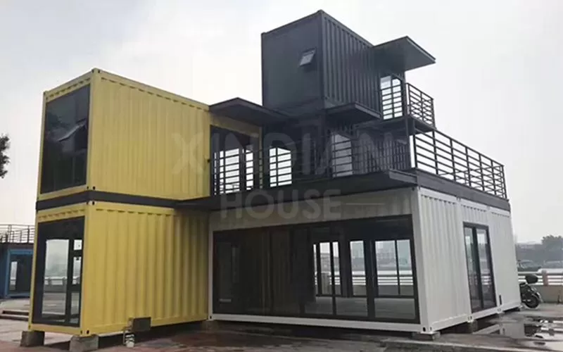 Two Story Prefab Homes Resort Villa Fully Equipped Combined