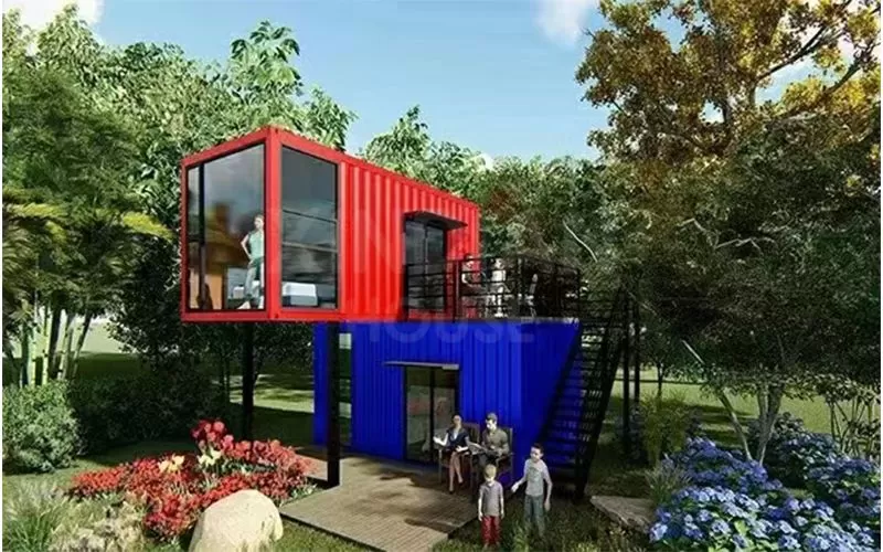 High quality cheap house prefab house villa movable prefabricated Container House