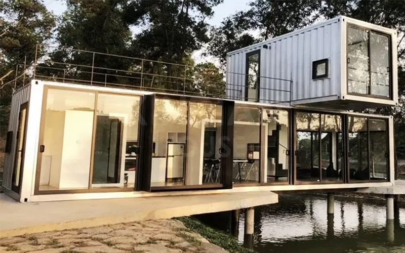 Design Luxury Mobile Living Residential Portable Folding Home Prefab Container Villa House