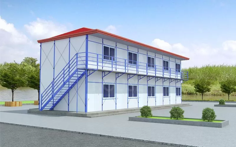 ready houses concrete prefabricated home double storey prefabricated house