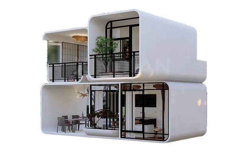 Detachable Modern Design Luxury Prefab Modular House With Convenience And Comfort Apple Cabin