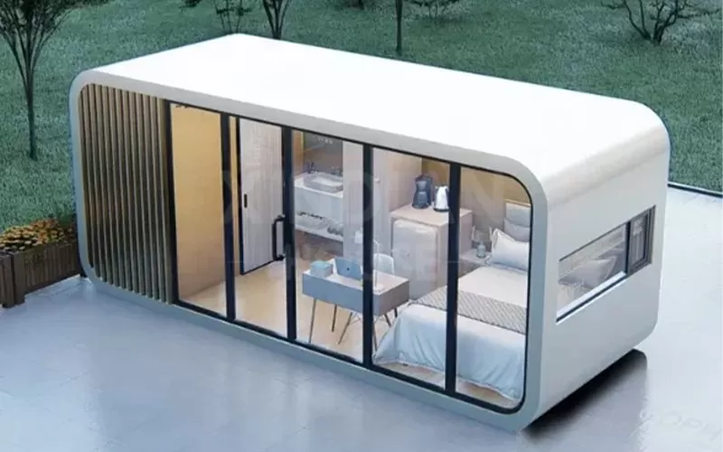 apple building home cabin house capsule smart capsul house trade apple cabin office simple hotel