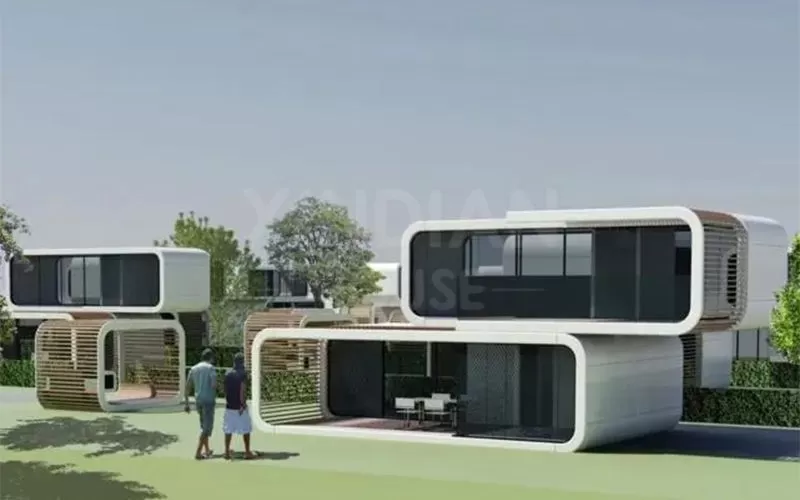 volferda capsul house with kitchen mobile capsule container prefab house