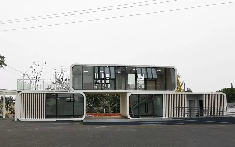 removable china prefab modern tiny house 20ft modular apple capsule houses in nature