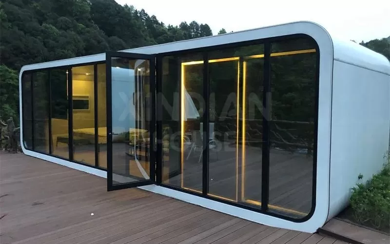 China High Quality Prefab Luxury 20ft Tiny House Container Office Capsule Living Room For Sale