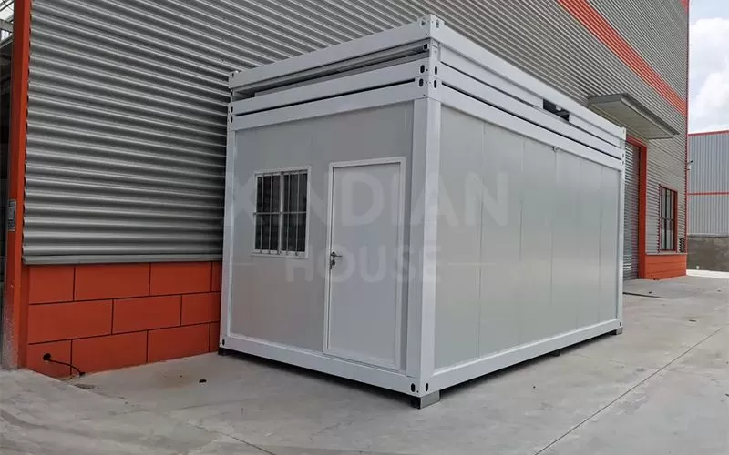 20ft z type slide  folding container house modular foldable portable tiny container house