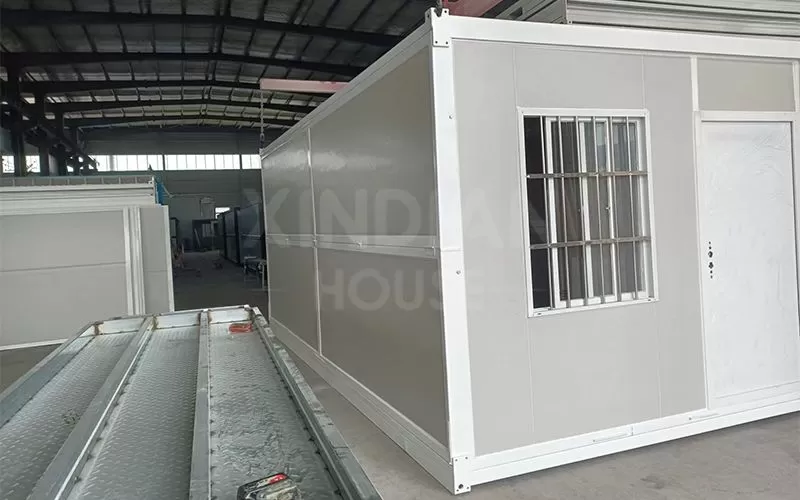 20ft Steel Structures Folding Living Prefab Modular Homes Stackable Foldable Container House