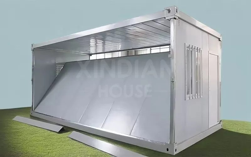 Z style prefab folding house 20 40 ft prefabricated foldable  home with 3 bedroom