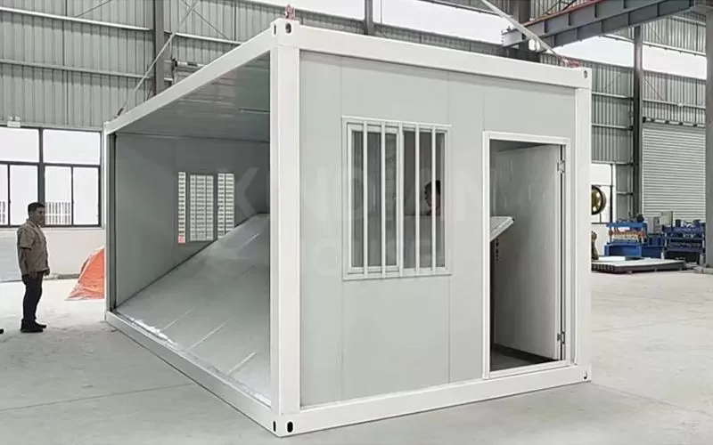 Z Type Steel Construction House 20FT Foldable Container Folding Living Dormitory Office Rooms