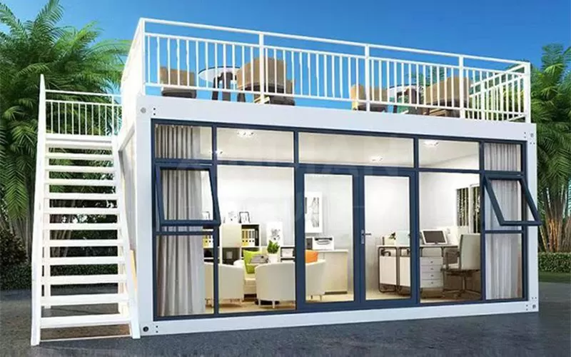 easy quickly assemble panel prefab modular tiny Detachable container house