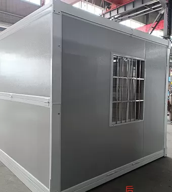 Folding container house -end 10 sets - exported to Poland