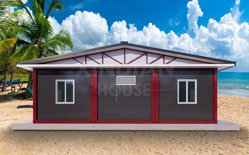 competitive price packed type container houses luxury flat pack cheap detachable with bathroom