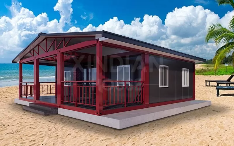 competitive price packed type container houses luxury flat pack cheap detachable with bathroom