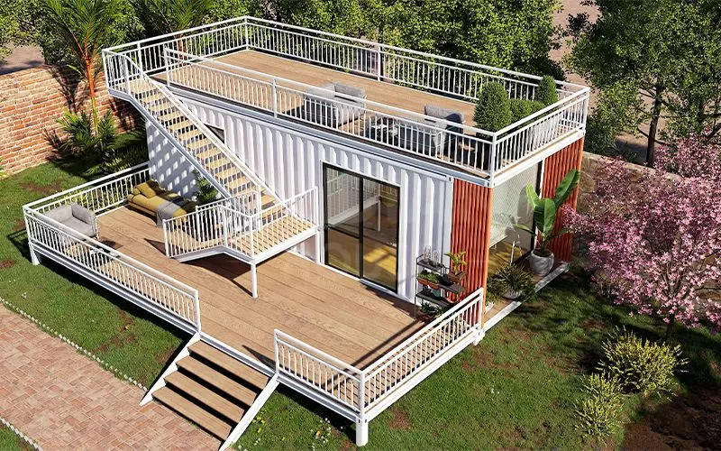 prefabricated container home house villa container house