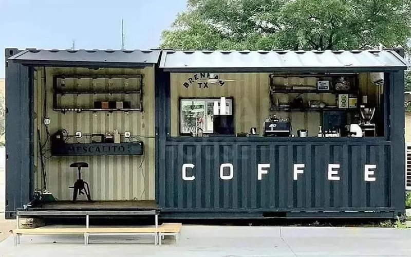 Container house Movable Prefabricated  House for villa Cheap prefab villa home/Coffee Shop