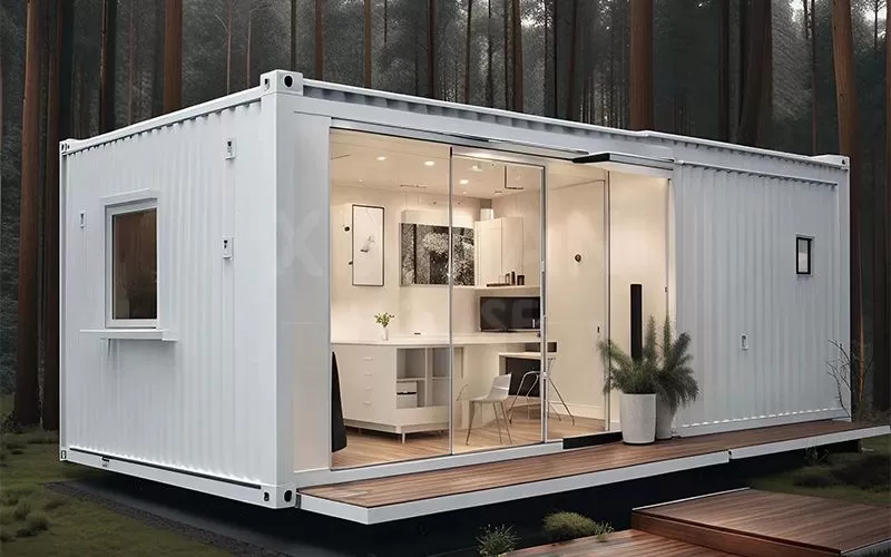 Container house Movable Prefabricated  House for villa Cheap prefab villa home/Coffee Shop