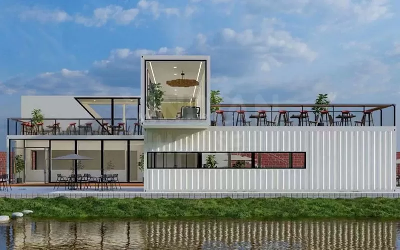 Container Homes Villas Prefabricated Shipping house Modular Houses 4 Bedrooms  Modern Luxury