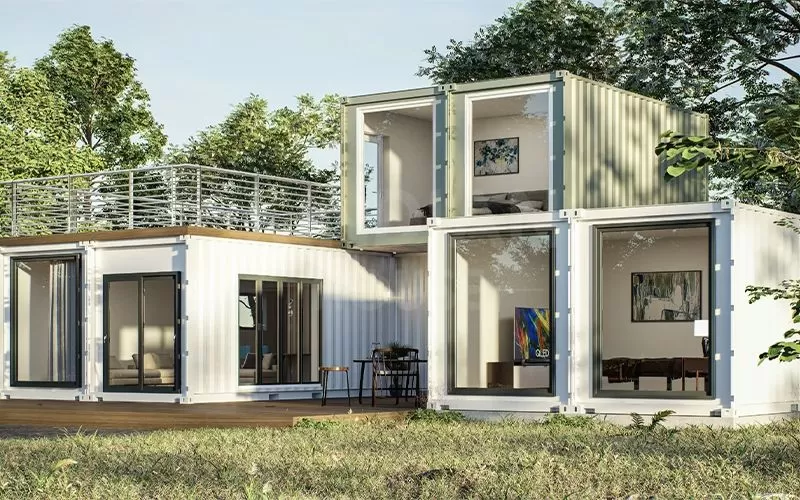 Container Homes Villas Prefabricated Shipping house Modular Houses 4 Bedrooms  Modern Luxury