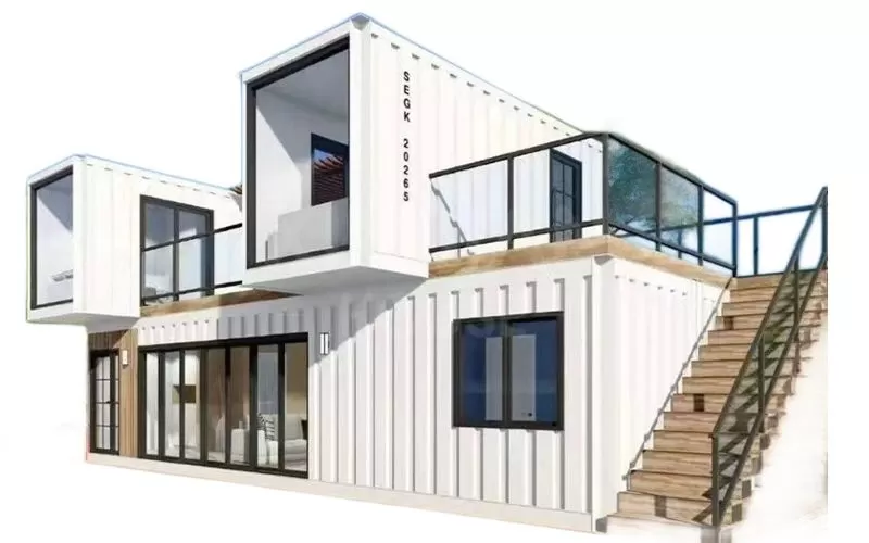 Container Homes Villas Prefabricated Shipping house Modular Houses 4 Bedrooms  Modern Luxury