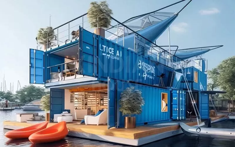 Container Homes Villas Prefabricated Shipping house Modular Houses 4 Bedrooms  Modern Luxury