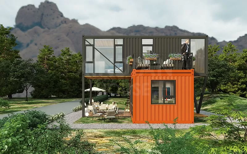 container houses luxury room villa modular container house