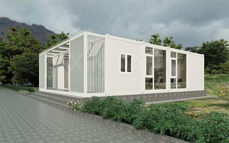 Supply golden supplier flat-pack container house reception hall and conference center