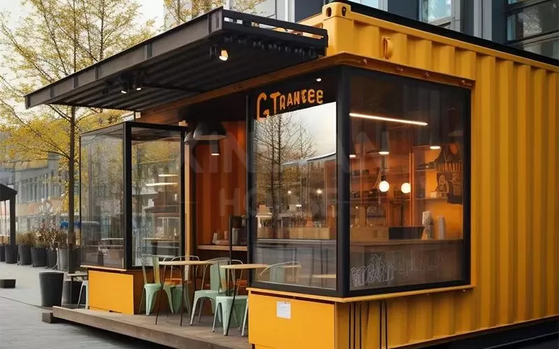 20ft Container Coffee Shop Bar for Sale with New Design Pop-Up cafe container Coffee Shop