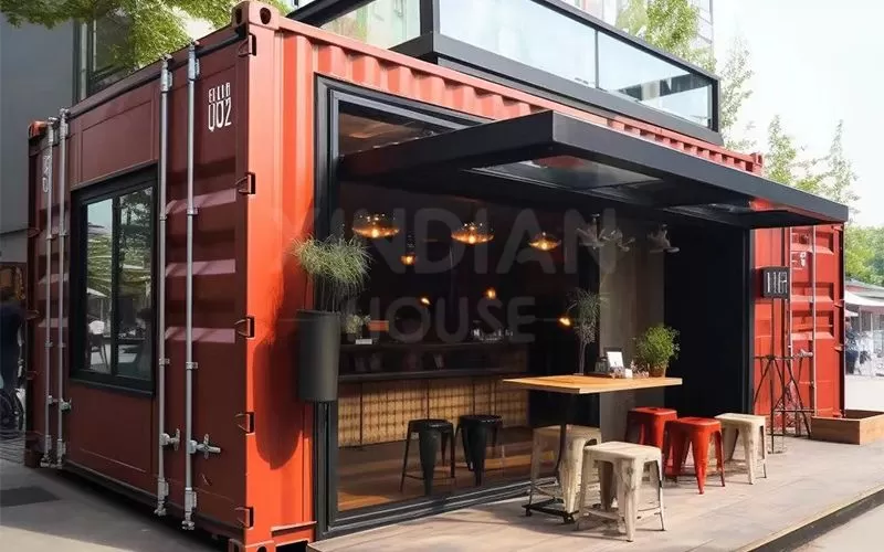 20ft Container Coffee Shop Bar for Sale with New Design Pop-Up cafe container Coffee Shop