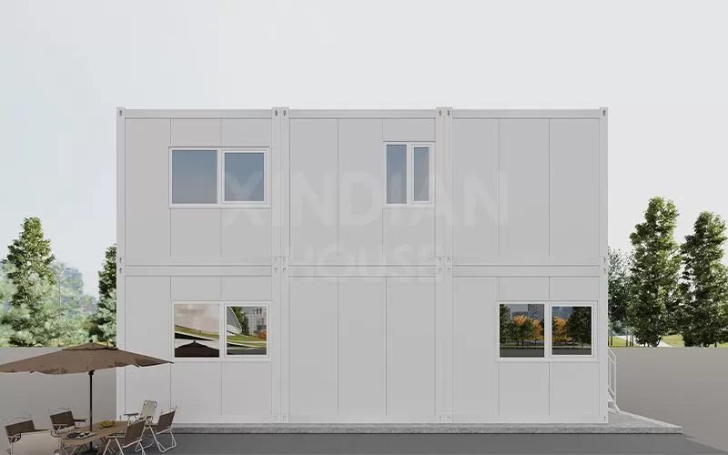 Modern Design Steel and Sandwich Panel Modular Packing Container House Dormitory for Office or Mall