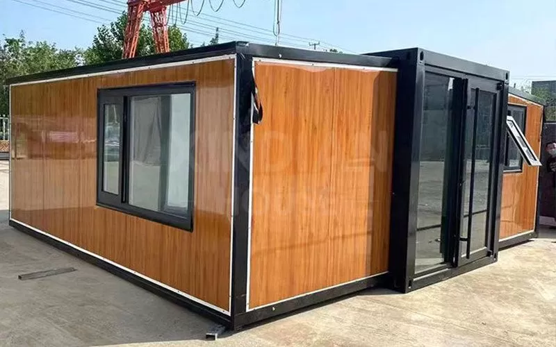 Customized 40ft Modern Small Home Prefabricated Portable Expandable Container Houses Kitchen Living Room Bedroom Office Mall Use