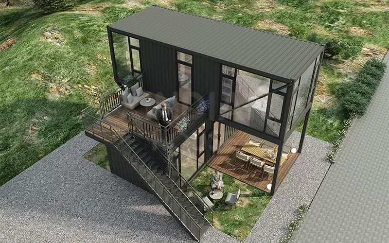 Luxury Two-Story Prefab Villa Modular Prefabricated Shipping Container House