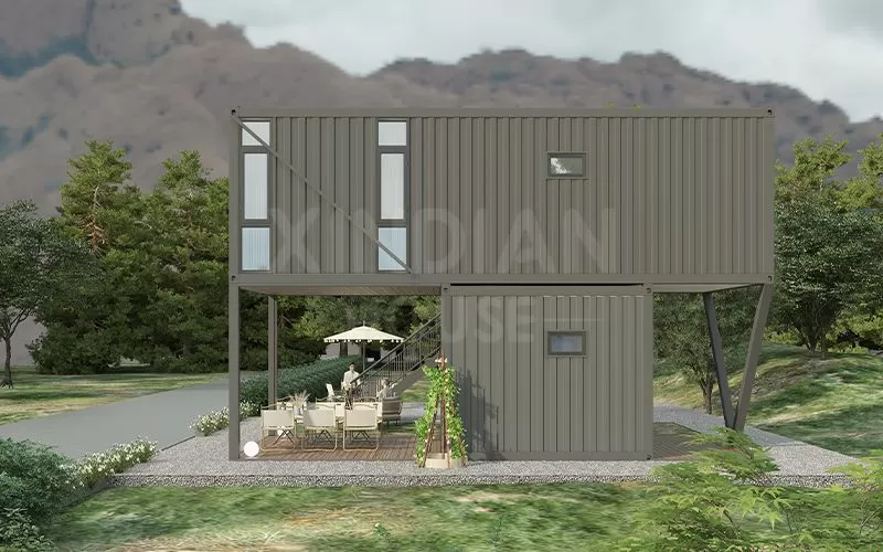 Luxury Two-Story Prefab Villa Modular Prefabricated Shipping Container House