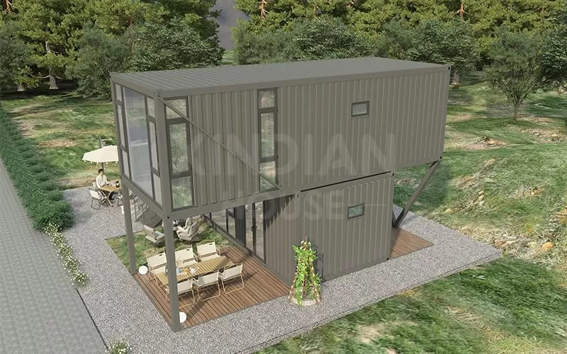 Luxury Two-Story Prefab Villa Modular Prefabricated Shipping Container House