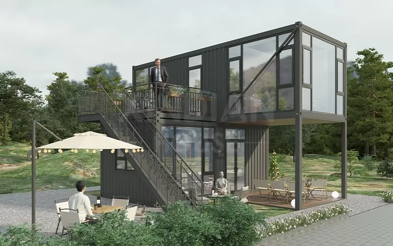 Luxury Two-Story Prefab Villa Modular Prefabricated Shipping Container House