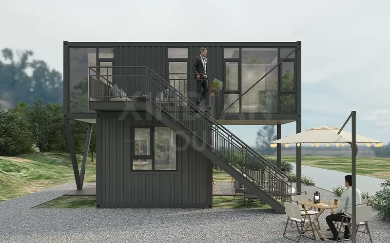 Luxury Two-Story Prefab Villa Modular Prefabricated Shipping Container House