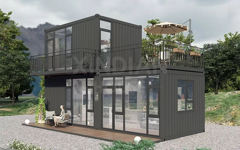 popular 3 bedroom prefab prefabricated customized villa