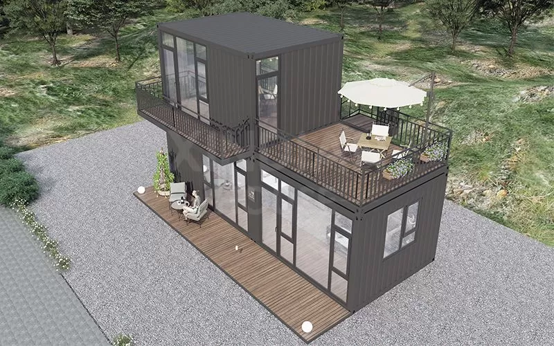 popular 3 bedroom prefab prefabricated customized villa